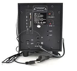 Компьютерные колонки 2.1 Kisonli TM-7000A, Bluetooth, AUX, FM, 15W+2x5W - мініатюра 2