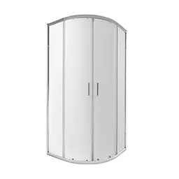 Душова кабіна Qtap Taurus CRM1011AC6 100x100 см, скло Clear 6 мм покриття CalcLess, без піддона, Хром, Універсальна, прозорий