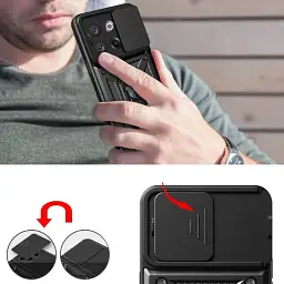Панель BeCover Military для OnePlus Ace 2 Black (710137) - мініатюра 2