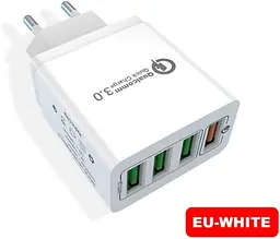 Зарядний пристрій 4 usb порту AR-430 блок живлення - мініатюра 6