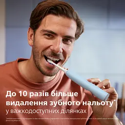 Електрична зубна щітка Philips Sonicare HX7406/02 серії 6100 біло-блакитна - мініатюра 3