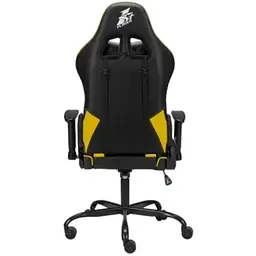 Ігрове крісло 1stPlayer S01 Black-Yellow, максимально допустиме навантаження 120 кг, регульована спинка з кутом нахилу до 170 градусів, у комплекті поперекова подушка - мініатюра 2