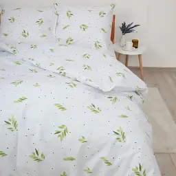 Постільна білизна ТЕП Happy Sleep Duo Greece ранфорс євро біло-зелена - мініатюра 3