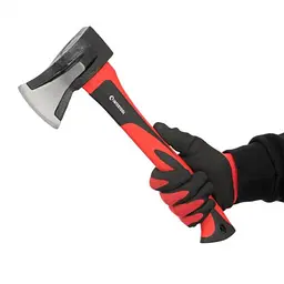Колун кований з ручкою з фібергласу 1000 гр INTERTOOL HT-0274 - мініатюра 2
