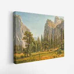 Інтер'єрна картина Водоспад Брайдл-Вейл, Альберт Бірштадт, Albert Bierstadt, репродукція картини, 60×80 см (id7007) - мініатюра 2