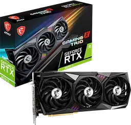 Відеокарта GeForce RTX 3070 Ti 8GB MSI Gaming X Trio (RTX 3070 Ti GAMING X TRIO 8G) Б/В - мініатюра 4