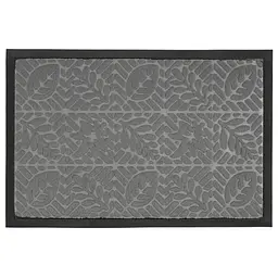 Килимок придверний Eco Fabric Листя з кромкою сірий 40 х 60 см (4060-107) - мініатюра 3
