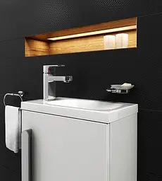 Умивальник Ravak Chrome L 40x22 XJGL1100000, Білий - мініатюра 3