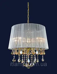 Люстра абажурна Levistella 7205005GD-5GD SILVER