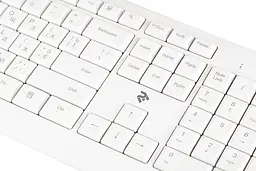 Клавіатура бездротова 2E KS220, 106key White - мініатюра 3