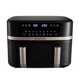 Мультипіч Russell Hobbs Satis Fry DualBaske чорний 2800 Вт (27680-56)