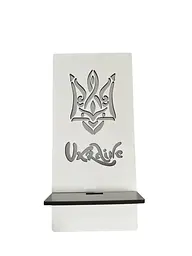 Підставка для телефону "Україна" (колір білий) - мініатюра 2