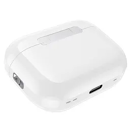 Бездротові TWS навушники Hoco DES42, BT5.3, ANC, 30mAh, 300mAh, 3.5h, з LED дисплеєм, вакуумні white - мініатюра 2