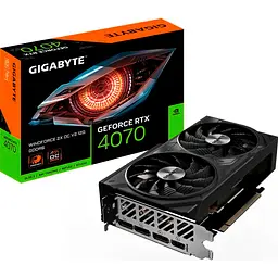 Відеокарта Gigabyte GeForce RTX 4070 Windforce 2X OC 12G GV-N4070WF2OC-12GD EU [136205] - мініатюра 7