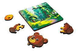 Сортер А6 "Лісовий ведмедик" Puz-88754 дерев'яний PuzzleOk - мініатюра 4