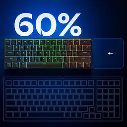 Клавіатура MCHOSE Ace 60 Pro RGB KTEK Magnetic Switch (MC-ACE60-4A) Black (G-000003614) - мініатюра 8