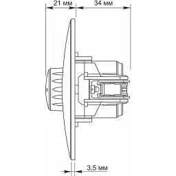 Димер 500 Вт Titanum Standart білий (TF-ST-DM500-W) - мініатюра 5