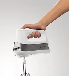 Gorenje Міксер стаціонарний 500 Вт насадки-4, чаша-пластик, 3л, білий - мініатюра 8