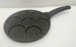 Сковорода для оладок зі смайликами O.M.S Collection 3256 26 см Black