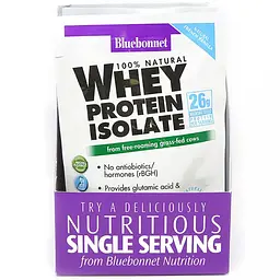 Ізолят сироваткового білку Bluebonnet Nutrition Whey Protein Isolate смак полуниці 8 пакетиків - мініатюра 2