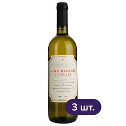 Вино Piccini Terre de' Mastri Bianco Vino d’Italia біле 2.25 л (3 шт. х 0.75 л)