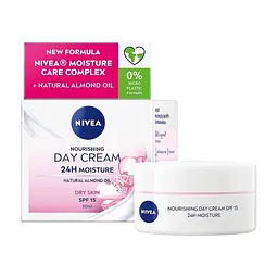Крем для обличчя Nivea Nourishing Day Cream SPF 15 50 мл (9005800227207)