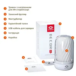 Мастурбатор Otouch DECOR 2 Otouch SO9370 97174 - мініатюра 9