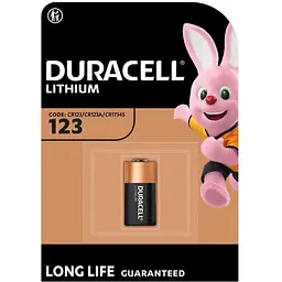 Батарейка Duracell CR 123 / DL 123 * 1 (5000394123106 / 5000784)