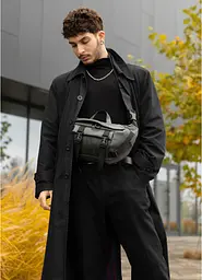Велика чоловіча поясна сумка бананка Sambag 38х21 см sum0027307