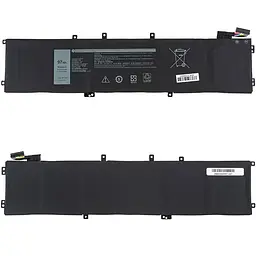 Батарея для ноутбука Dell 0W62W6 (G7 17 7700) 11.4V 8070mAh Чорний - мініатюра 2