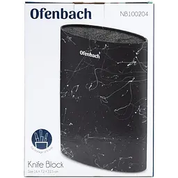 Підставка для ножів Ofenbach 16х7.2х22.5 см з наповнювачем (OF-100204) - мініатюра 4