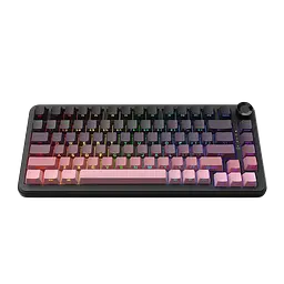 Клавіатура Ajazz AK820 Max Plus Flying Fish Switch Side Printed Blackberry Pink - мініатюра 2