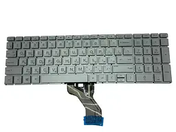 Клавіатура для ноутбука HP (15-dw0000) з підсвічуванням (Light), Silver, (No Frame) - мініатюра 2