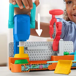 Набір для творчості з пластиліном Hasbro Play-Doh Stamp and Saw Tool Bench (F9141) - мініатюра 14