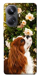 TPU чохол Demsky Flower spaniel для Realme 10 Pro+