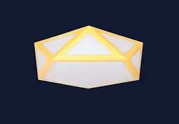 Люстра стельова LED Levistella 752L66 YELLOW, 50W, жовтий метал, білий акрил, сучасний стиль - мініатюра 2