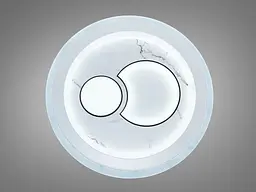 Світильник LED Diasha 6018-300, 48W, 30 см, IP20, метал/акрил, 2640 лм, стельовий/настінний/точковий