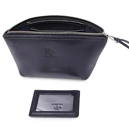Жіноча шкіряна косметичка GRANDE PELLE 23х10х8 см acs0018663 - мініатюра 6