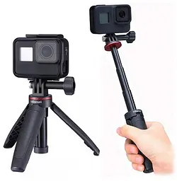 Штатив Ulanzi MT-09 Mini Portable and Adjustable Desktop Tripod (MT-09 1602) Чорний - мініатюра 8