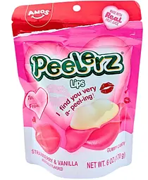Жувальні цукерки Amos Peelerz Gummy Lips 170г