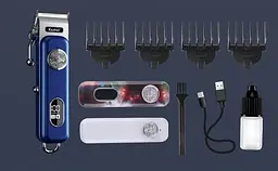 Машинка для стрижки волосся Kemei Km-1895 для барберів - мініатюра 3