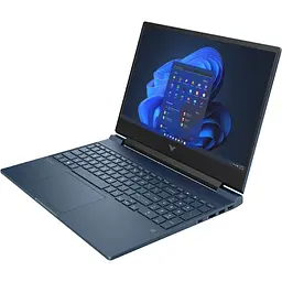 Ноутбук HP 15.6 Victus 15-fb3061ua FHD IPS/Ryzen 7-8845HS/16GB/512SSD/RTX 4050 6GB/DOS/Blue (C1XA8EA) - мініатюра 2