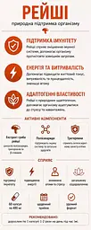 Гриб рейші екстракт 400 мг, 60 капсул — при стресі, перевтомі й відновленні для підтримки імунітету та спокою, BEKANDZE - мініатюра 4