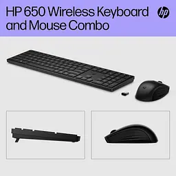 Комплект HP 650 Wireless UA Black (4R013AA) - мініатюра 6