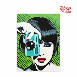 Полотно на картоні з контуром Rosa Start Paparazzi 30×40 бавовна акрил - мініатюра 2