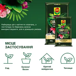 Торфосуміш універсальна COMPO Complete® 10 л - мініатюра 7