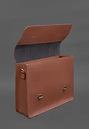 Шкіряна сумка-портфель Porte світло-коричневий - мініатюра 6