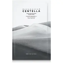 Освітлююча тканинна маска для вирівнювання тону обличчя SKIN1004 Madagascar Centella Tone Brightening Glow Mask