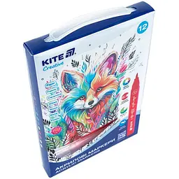 Маркери-пензлики Kite Creative акрилові набір  12 шт. (K-1159) - мініатюра 7