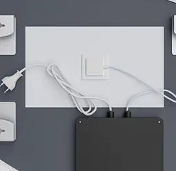 Дзеркало Mixxus Premium DIVERSE MA01-90x60-REVERSE (LED Touch, Anti-fog (3-6,5kK)) (MP6633) - мініатюра 3